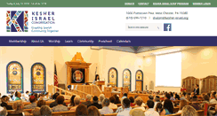 Desktop Screenshot of kesher-israel.org